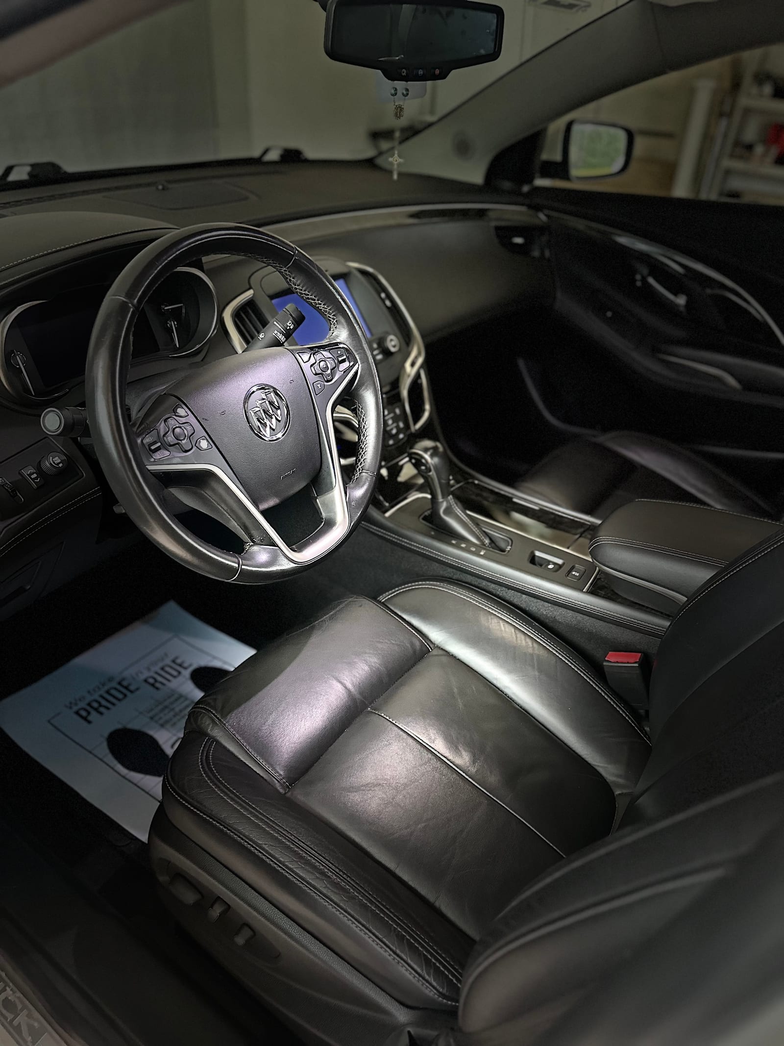 Buick LaCrosse interior after a premium interior detail