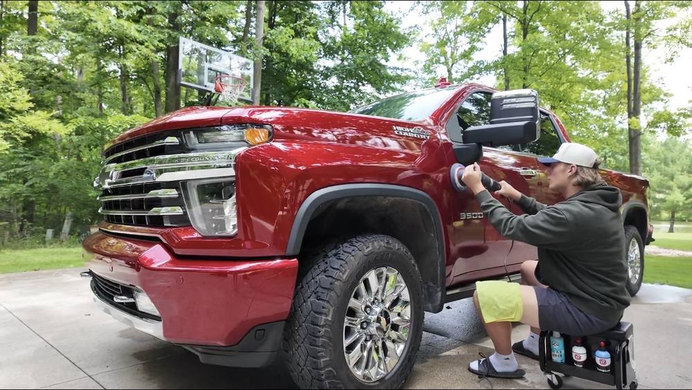 Paint correction removing swirls