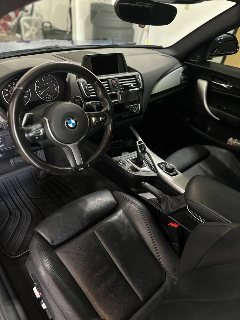 A freshly detailed car interior